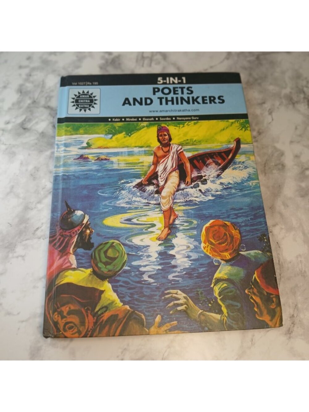 Amar Chitra Katha 5-In-1 Poets and Thinkers Hardcover ACK Indian Mythology Comic